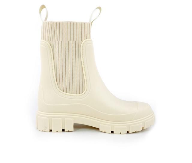 Women's Henry Ferrara Target-100 Rain Boot Rain Boots in Beige color