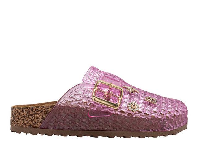 Girls' Bebe Little Kid Twinkle Clogs in Pink color