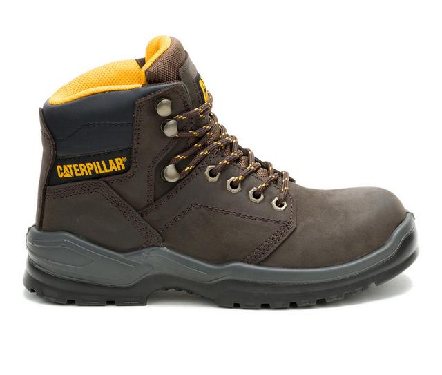 Caterpillar Striver Steel Toe Women's Work Shoes in Brown color