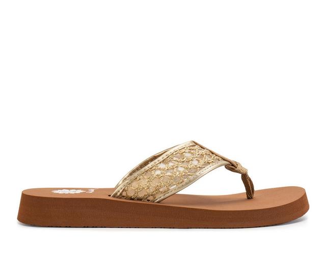 Women's Yellow Box Farisa Flip-Flops in Natural color