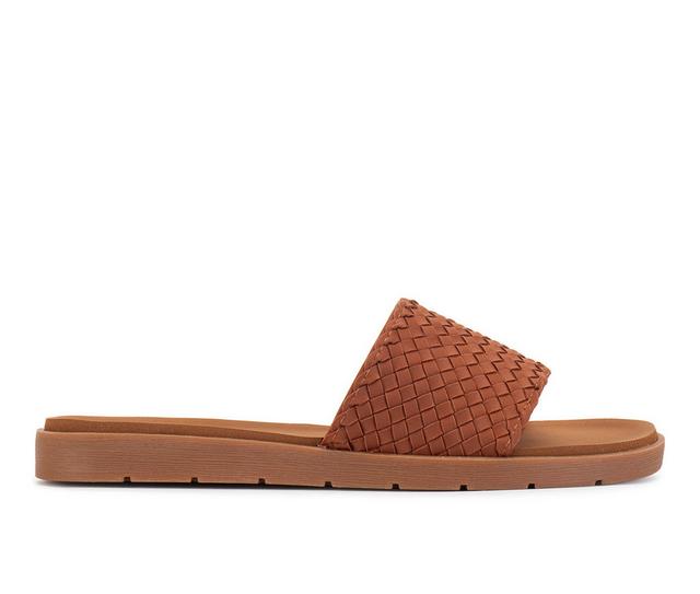 Women's Yellow Box Fenny Sandals in Tan color
