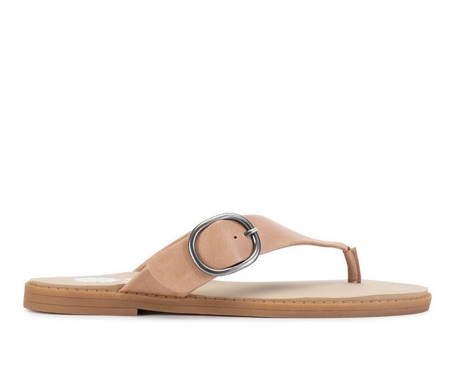 Women's Yellow Box Igloo Sandals in Taupe color