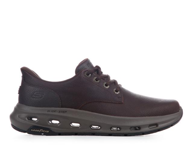 Men's Skechers 205773 Glide-Step Cade  - Ox in Red Brown color