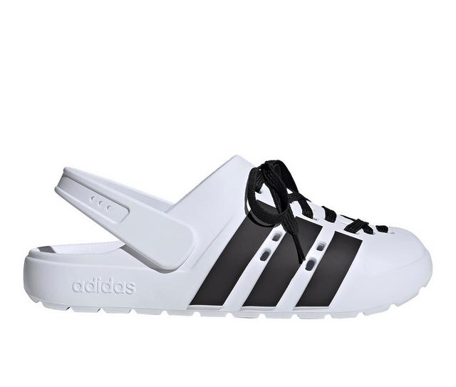 Men's Adidas Adilette 2.0 Clogs Outdoor Sandals in White color