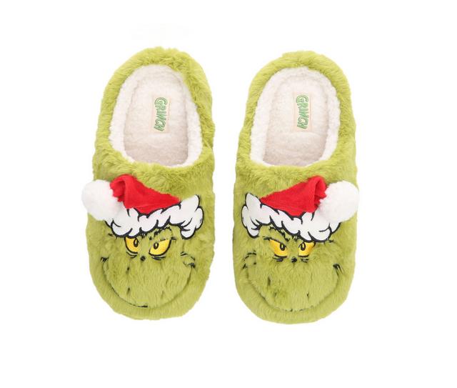 GRINCH Plush Grinch Slippers in Green 26 color