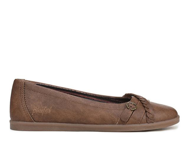 Women's Blowfish Malibu Parisian Flats in Tan color
