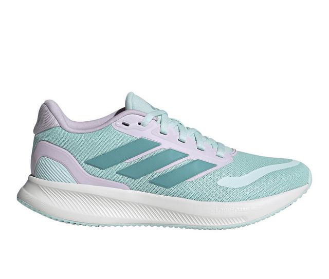 Adidas Runfalcon 5 Running Shoes 3-7 Running Shoes in Pastel Green color