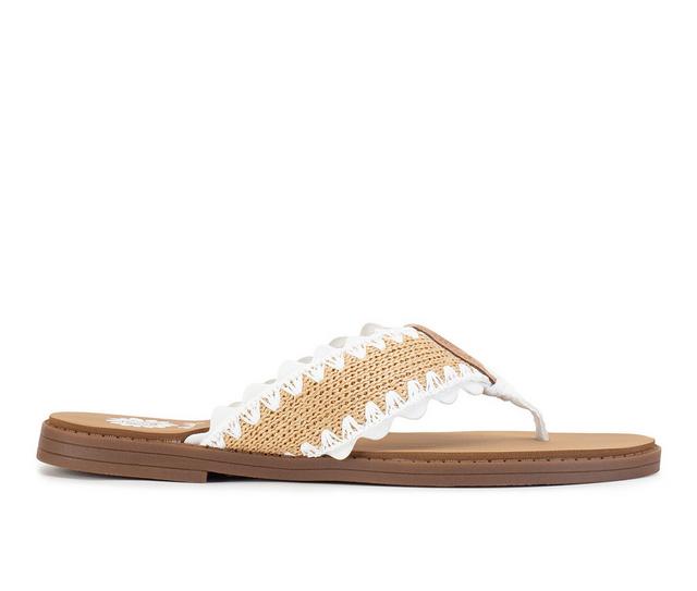 Women's Yellow Box Irina Sandals in White color