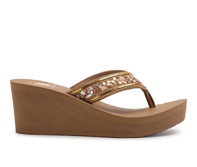 Women's Yellow Box Wilfred Wedges in Sand color