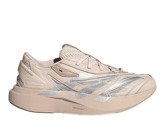 Women's Adidas Lightblaze Evo Sneakers in Light Pink/Silv color