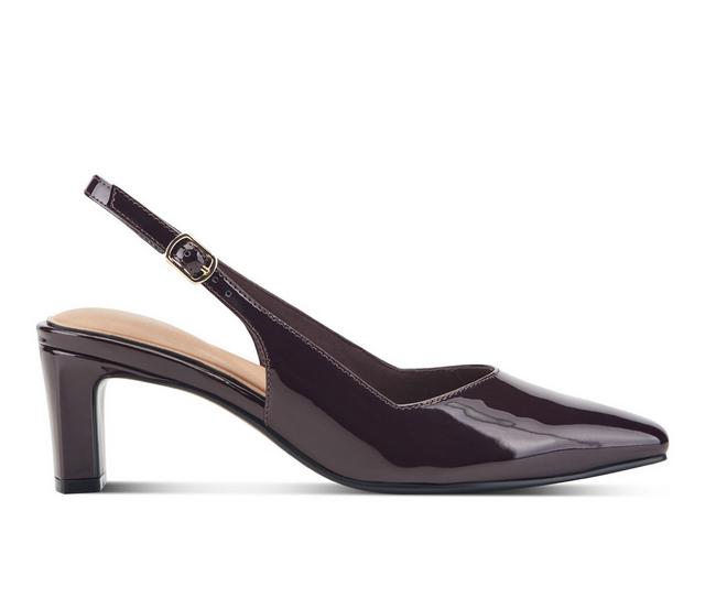 Women's Rockport Total Motion Mayla Pumps in Dark Burgundy color
