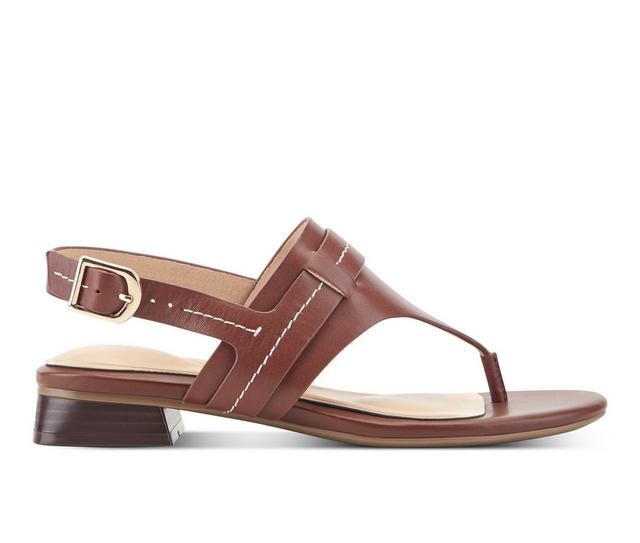 Women's Rockport Ofera Sandals in Medium Brown color