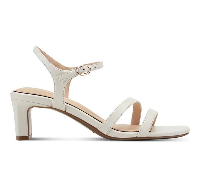 Women's Rockport Teddy Heeled Sandals in Cream color