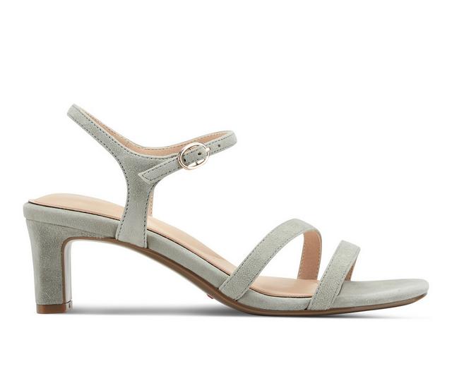 Women's Rockport Teddy Heeled Sandals in Light Sage color