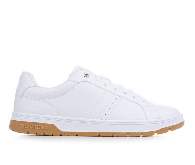 Men's Dockers Casen Casual Shoes in White/Gum color