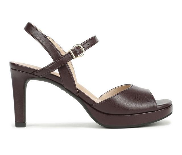 Women's LifeStride Gwendolyn Dress Sandals in Choco Plum color