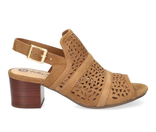 Women's Bella Vita Marti Dress Sandals in Dark Tan color