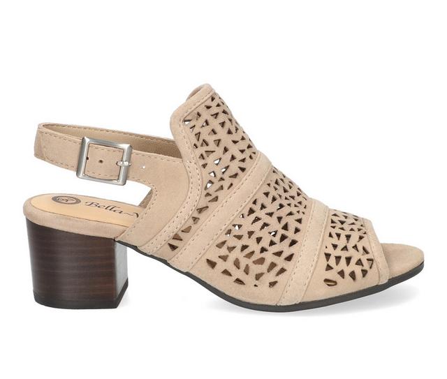 Women's Bella Vita Marti Dress Sandals in Almond color
