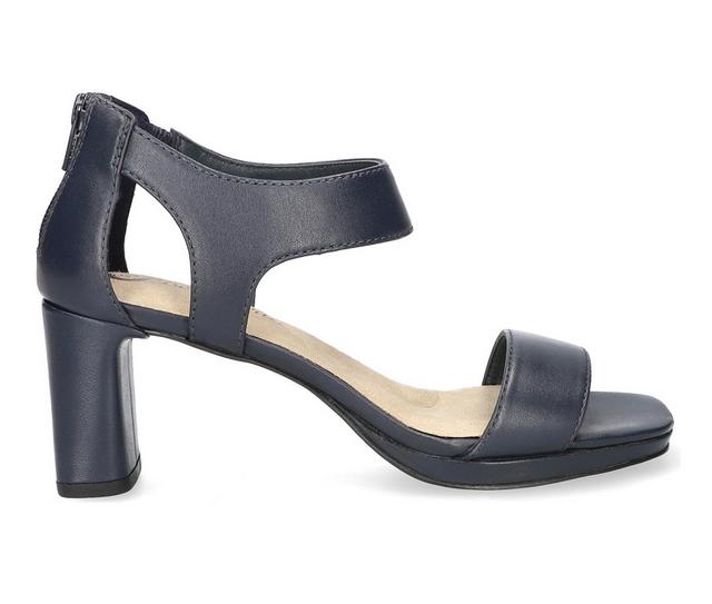 Women's Bella Vita Sonic Dress Sandals in Navy color