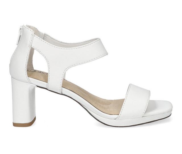 Women's Bella Vita Sonic Dress Sandals in White color