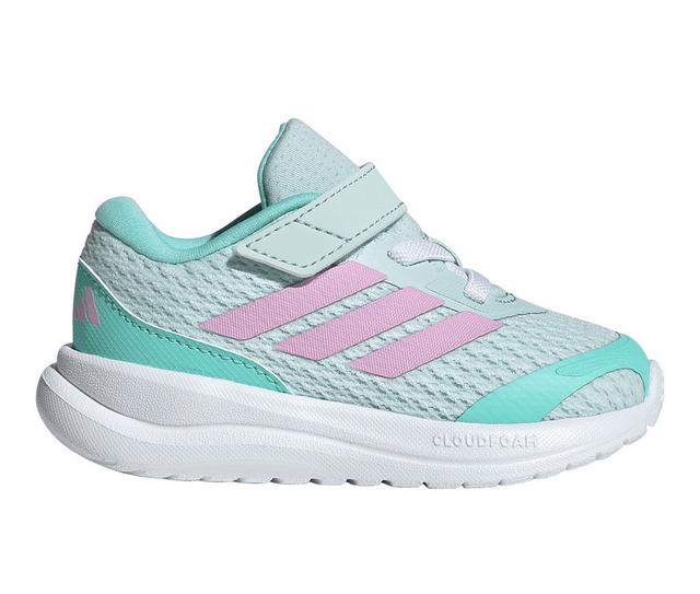 Kids' Adidas Toddler RunFalcon 6 EL Running Shoes in Mint/Lilac/Aqua color