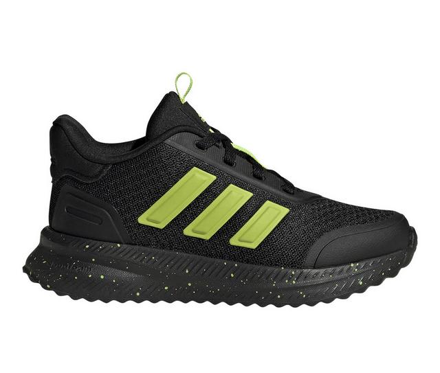 Boys' Adidas Little Kid & Big Kid  X_PLRPATH Running Shoes in Blk/Slime/Slime color