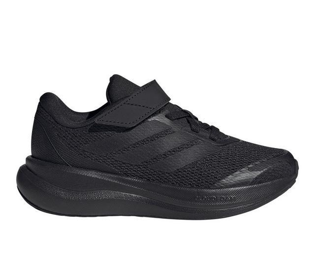 Boys' Adidas Little Kid RunFalcon EL Running Shoes in Black/Black color