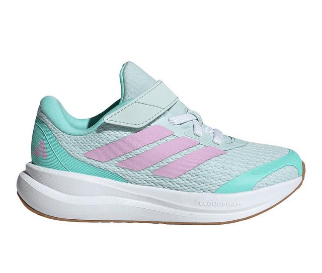 Girls' Adidas Little Kid RunFalcon Running Shoes in Mint/Lilac/Aqua color