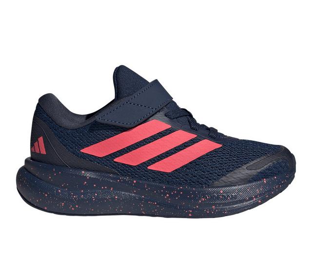 Boys' Adidas Little Kid RunFalcon 6 Running Shoes in Blk/Blk/Red color