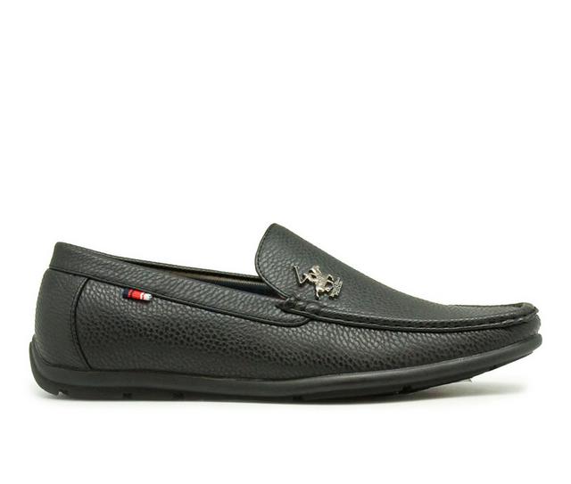 Men's Beverly Hills Polo Club Edwin Loafers in Black color