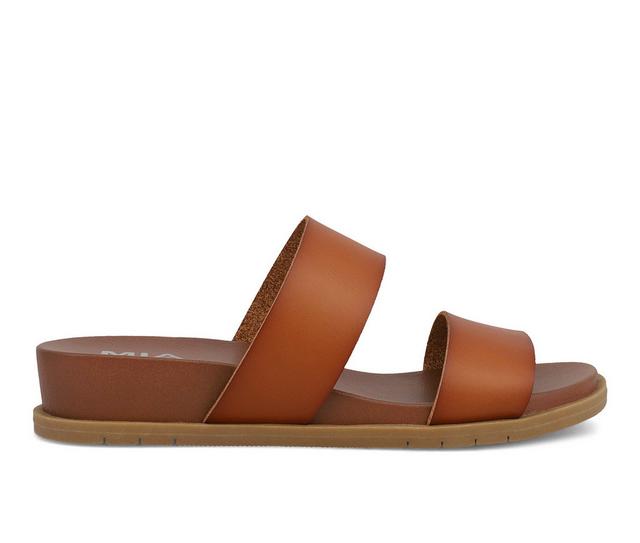 Women's MIA Yelena Sandals in Cognac color