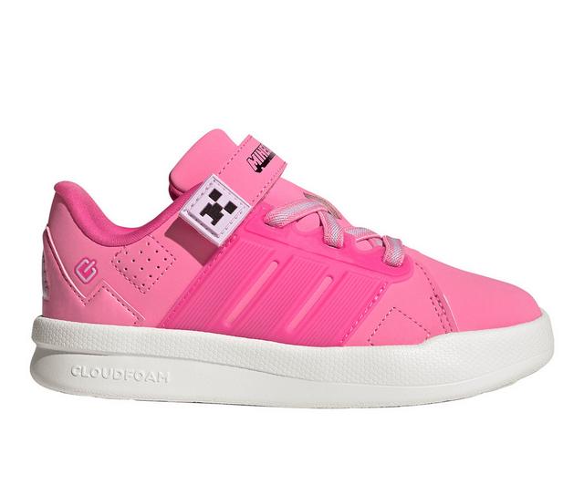 Girls' Adidas Little Kid Lightorama Light-Up Shoes in Pnk/Magenta/Lav color