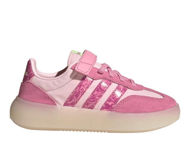 Girls' Adidas Little Kid Barreda Decode EL Sneakers in Clr Pnk/Pnk/Ylw color