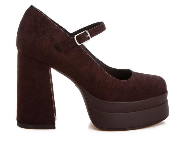 Women's London Rag Kenny Pumps in Brown color