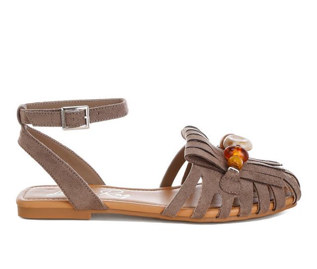 Women's London Rag Corvina Sandals in Taupe color