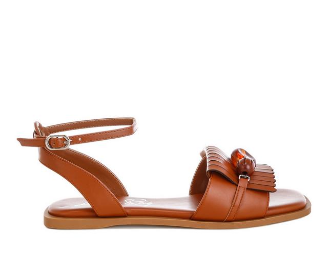 Women's London Rag Morgine Sandals in Tan color