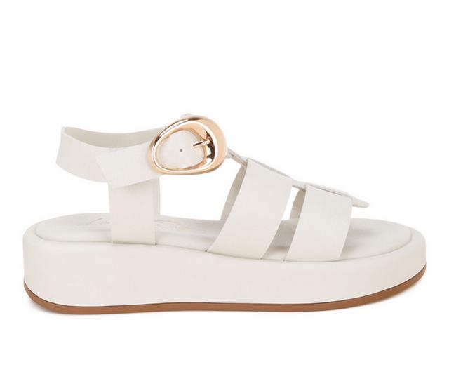 Women's London Rag Osiha Platfrom Sandals in Ivory color