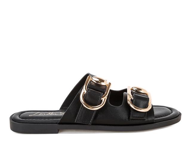 Women's London Rag Amahi Sandals in Black color