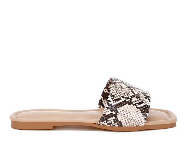 Women's London Rag Zaltana Sandals in Snake color