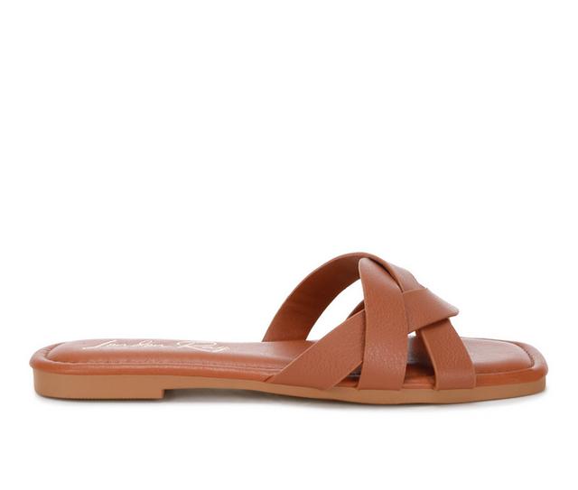Women's London Rag Dickery Sandals in Tan color