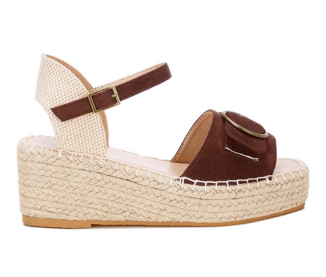 Women's London Rag Amilta Wedges in Brown color