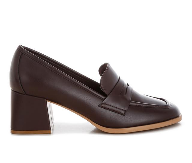 Women's London Rag Sutapa Heeled Loafers in Brown color