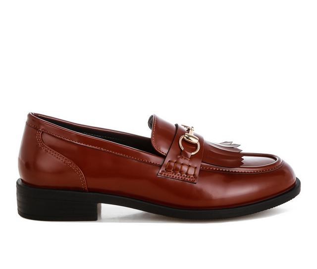 Women's London Rag Marbin Loafers in Cognac color