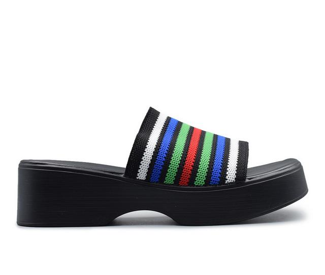 Women's Henry Ferrara Comfort-Tamar Wedges in Multi color