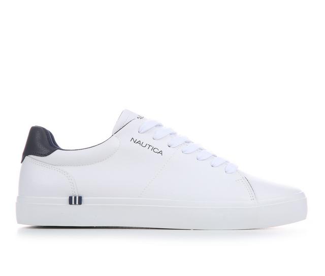Men's Nautica Walvis Casual Shoes in White Navy color