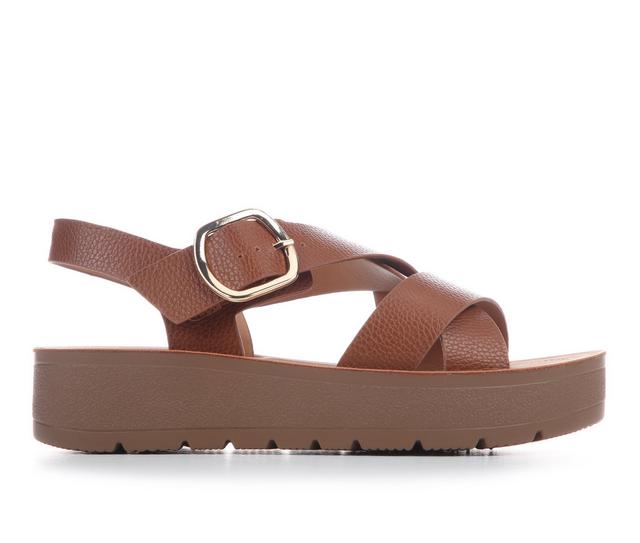 Women's Soda Dash Wedges in Cognac color