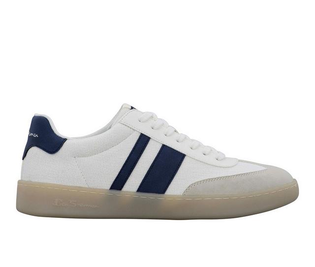 BEN SHERMAN Glasgow Crafted Casual Shoes in White/Navy/Gum color
