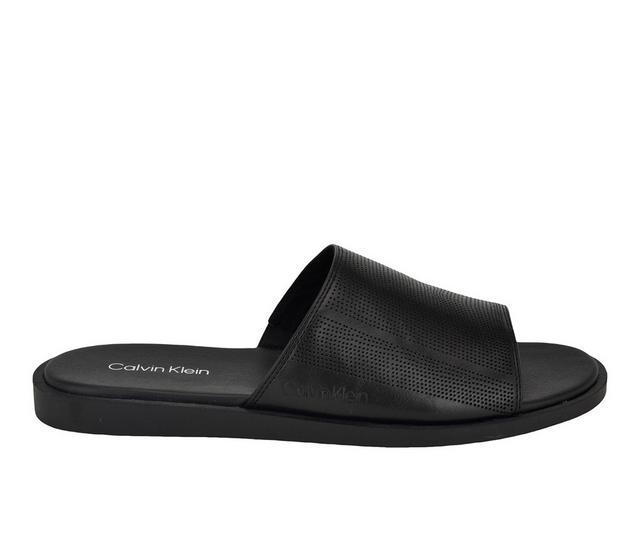Men's Calvin Klein Espar Slide Sandals in Black color