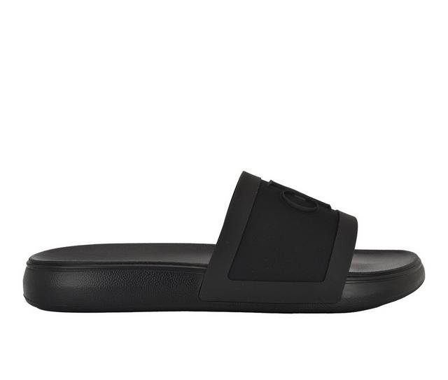 Men's Calvin Klein Wlinderz Sport Slides in Black color