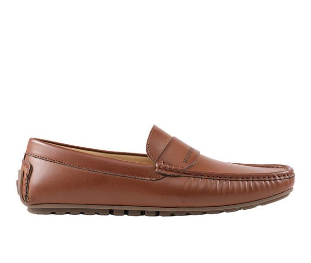 Men's Tommy Hilfiger Ruven Loafers in Medium Brown color